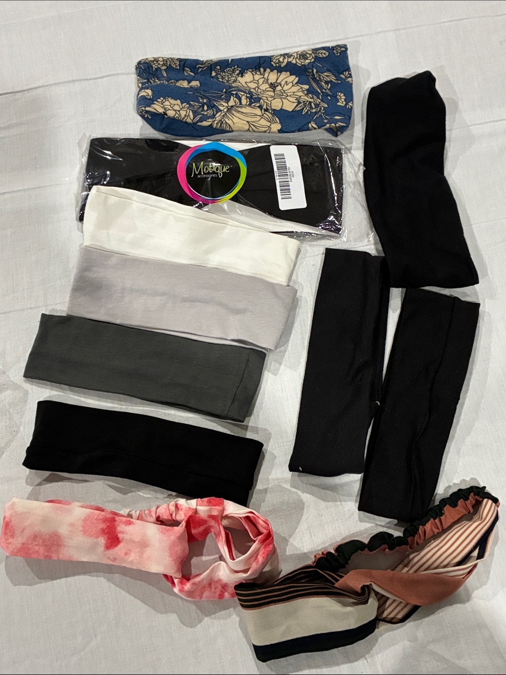 Women’s Black and Multicolor Headbands - Pack of Assorted Colors 11 total